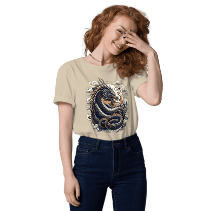 Unisex Bio Baumwoll T-Shirt "Drache" - Artexio