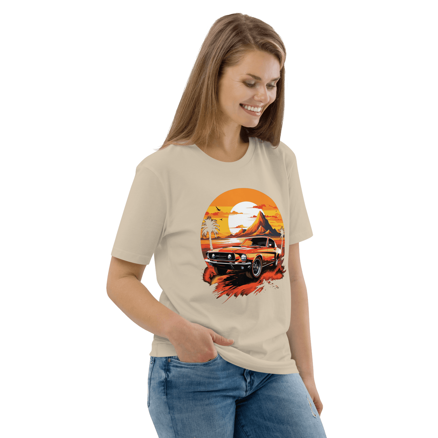 Unisex organic cotton t-shirt "Ford Mustang"