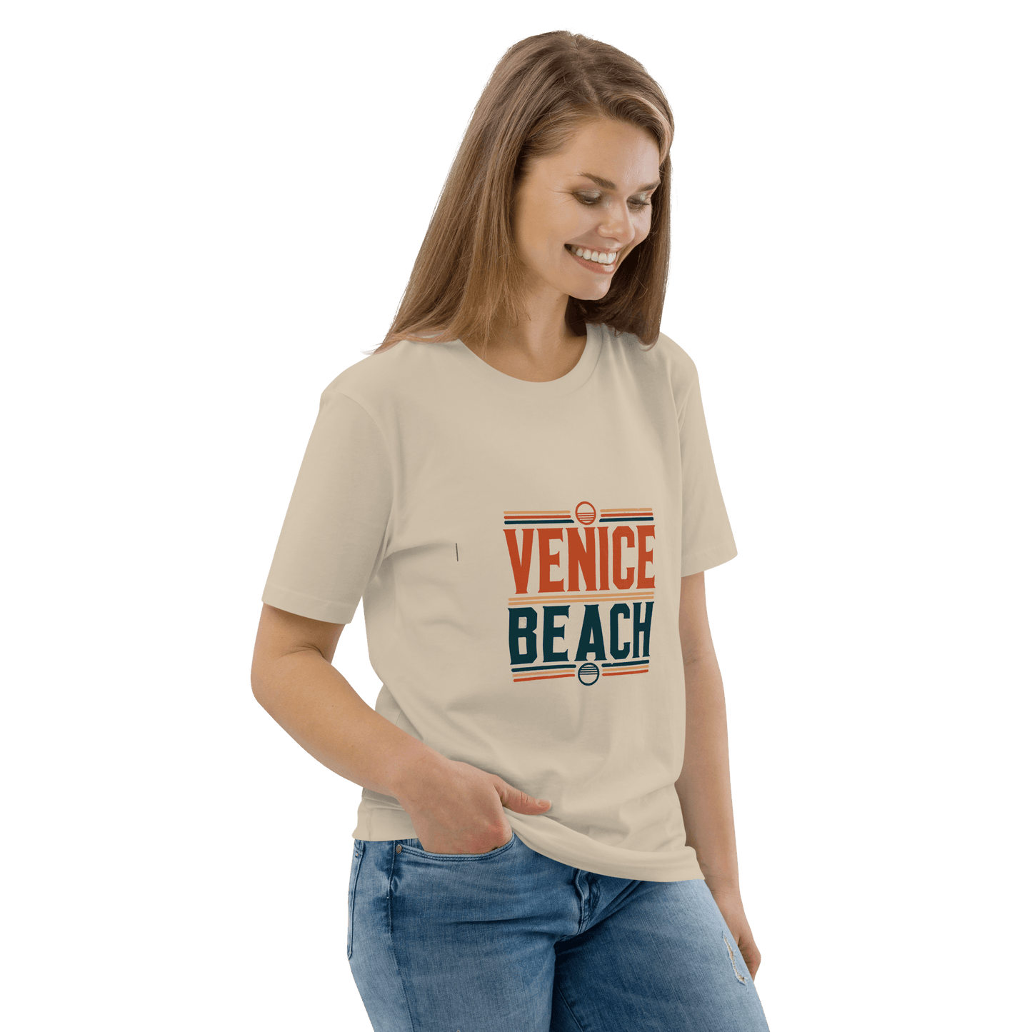 Unisex Bio Baumwoll T-Shirt "Venice Beach" - Artexio