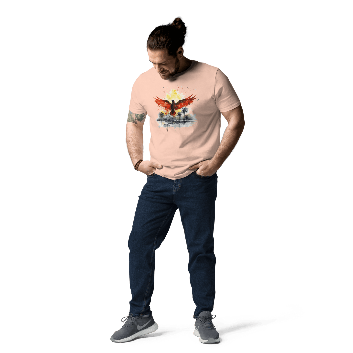 Unisex organic cotton t-shirt "Firebird"