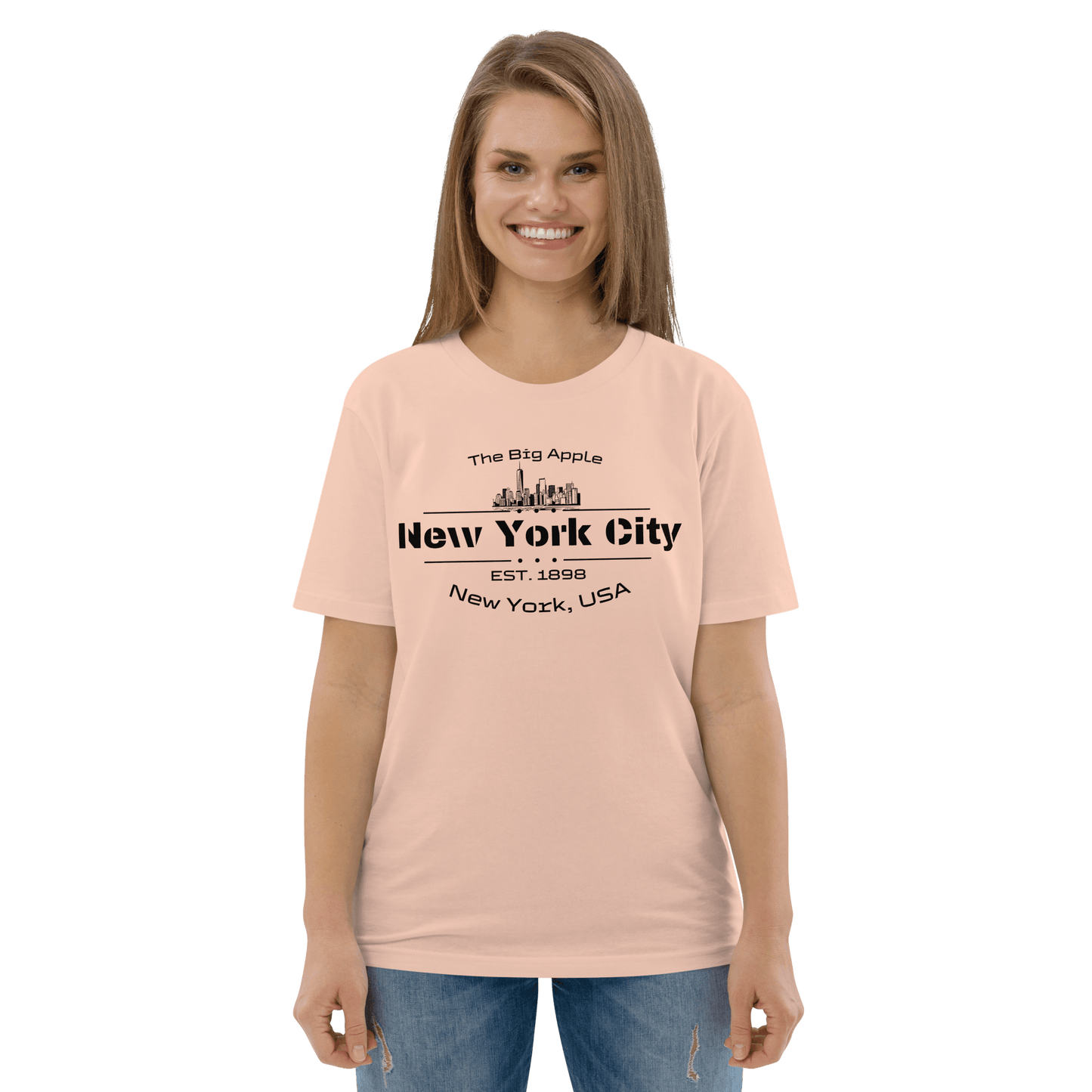 Unisex Bio Baumwoll T-Shirt "New York City" - Artexio