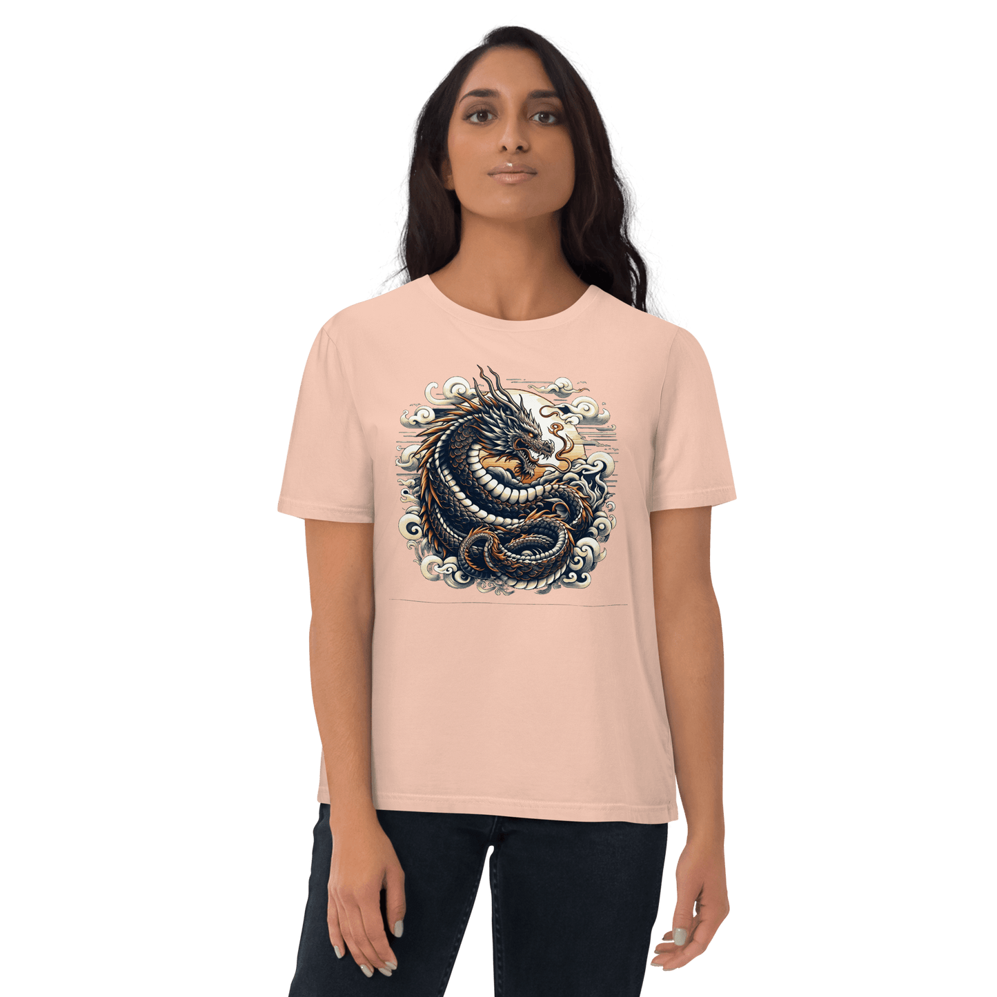 Unisex Bio Baumwoll T-Shirt "Drache" - Artexio