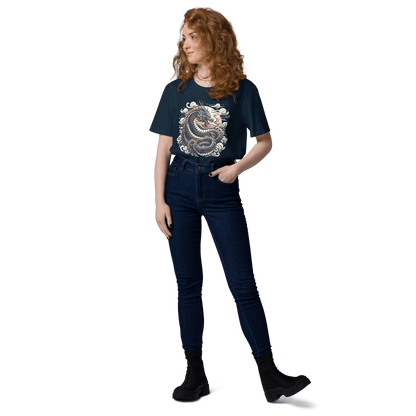 Unisex Bio Baumwoll T-Shirt "Drache" - Artexio