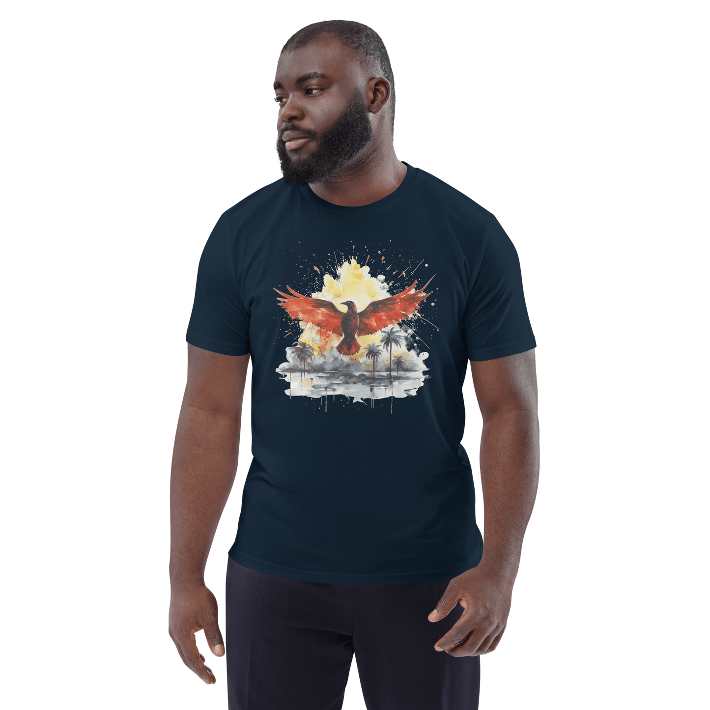 Unisex organic cotton t-shirt "Firebird"