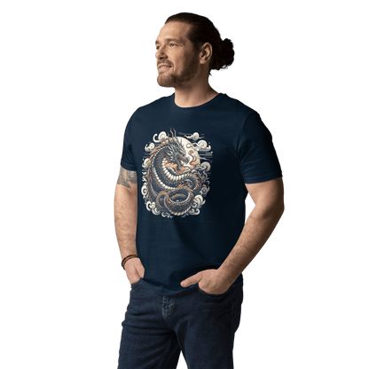 Unisex Bio Baumwoll T-Shirt "Drache" - Artexio