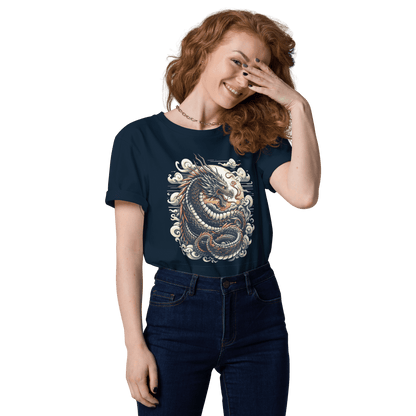 Unisex Bio Baumwoll T-Shirt "Drache" - Artexio