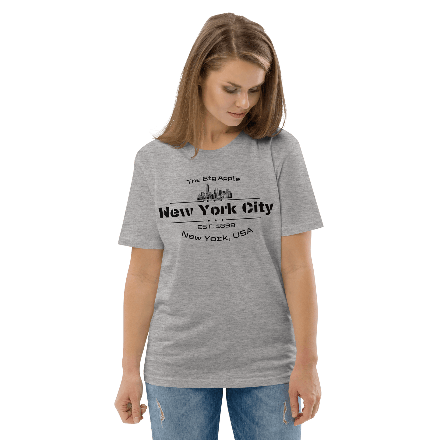 Unisex Bio Baumwoll T-Shirt "New York City" - Artexio