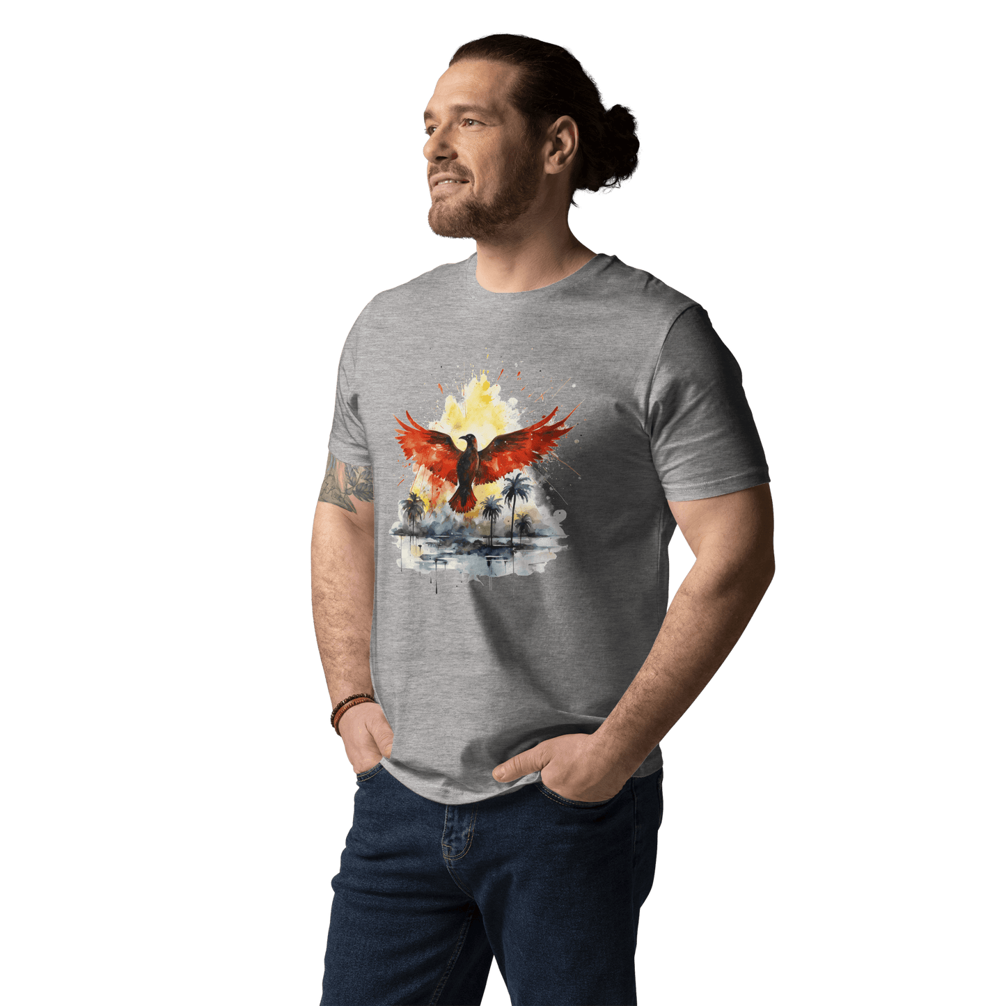 Unisex organic cotton t-shirt "Firebird"