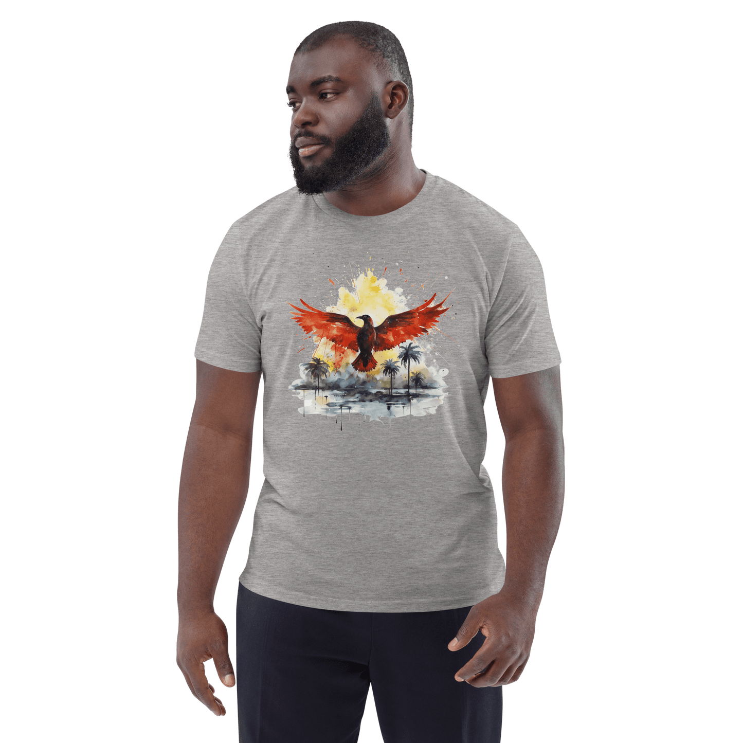 Unisex organic cotton t-shirt "Firebird"