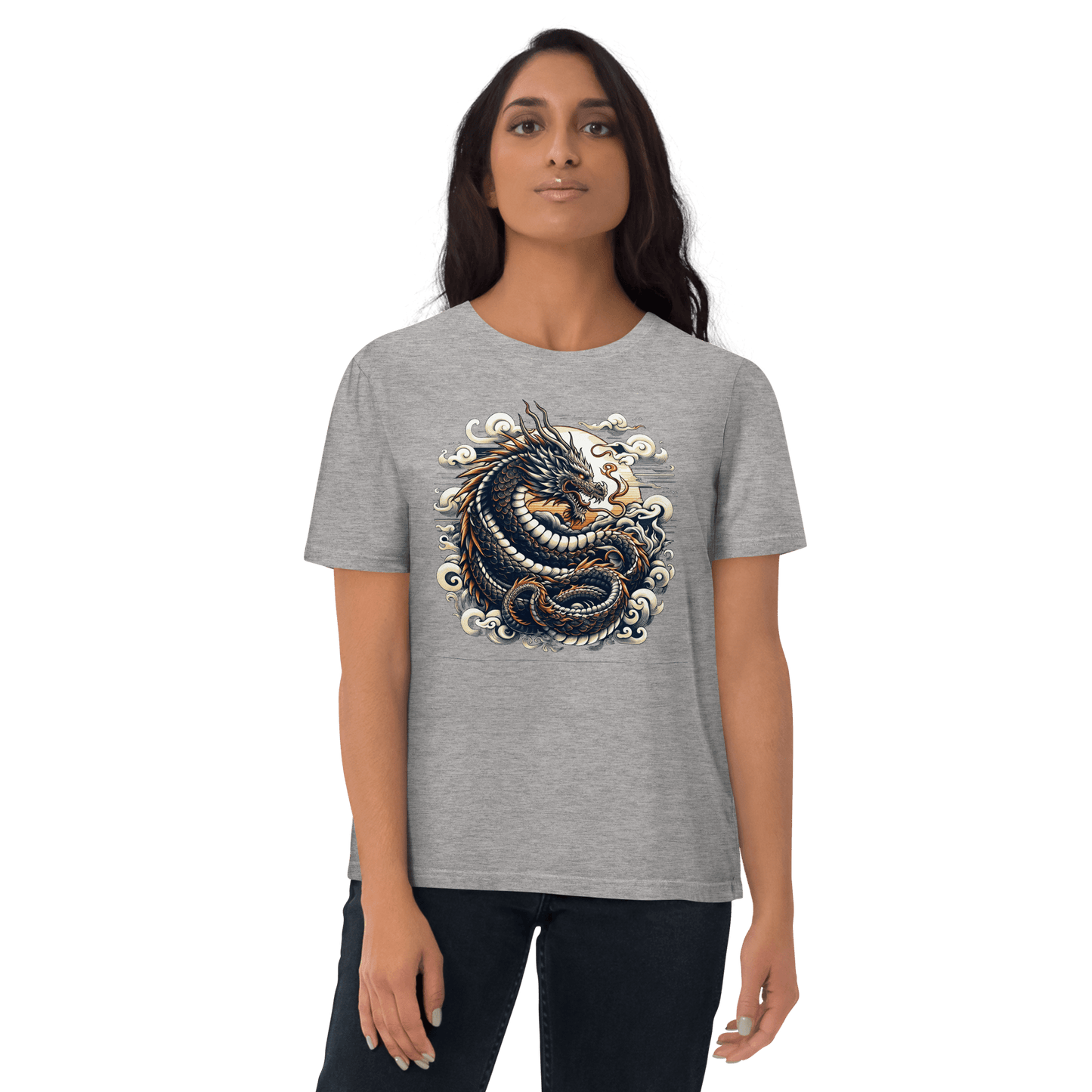 Unisex Bio Baumwoll T-Shirt "Drache" - Artexio