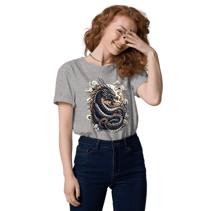 Unisex Bio Baumwoll T-Shirt "Drache" - Artexio