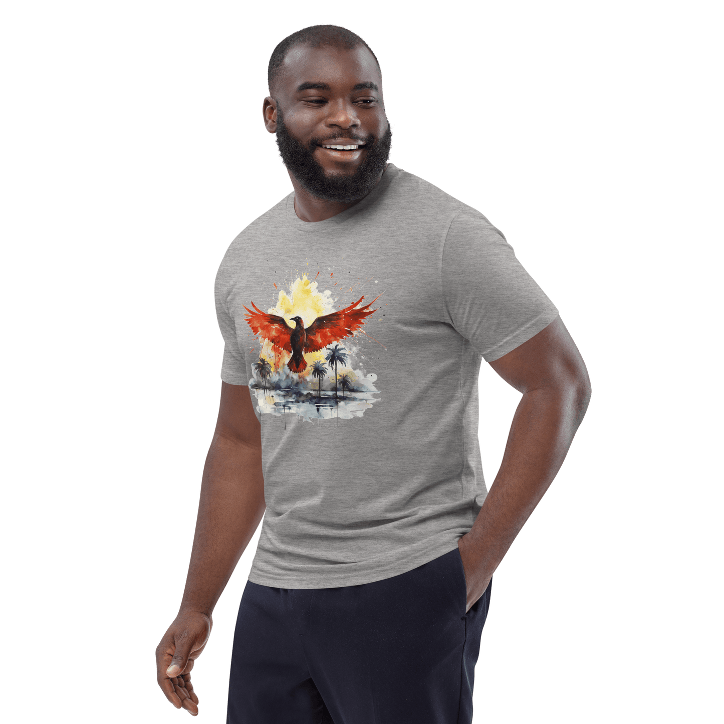 Unisex organic cotton t-shirt "Firebird"