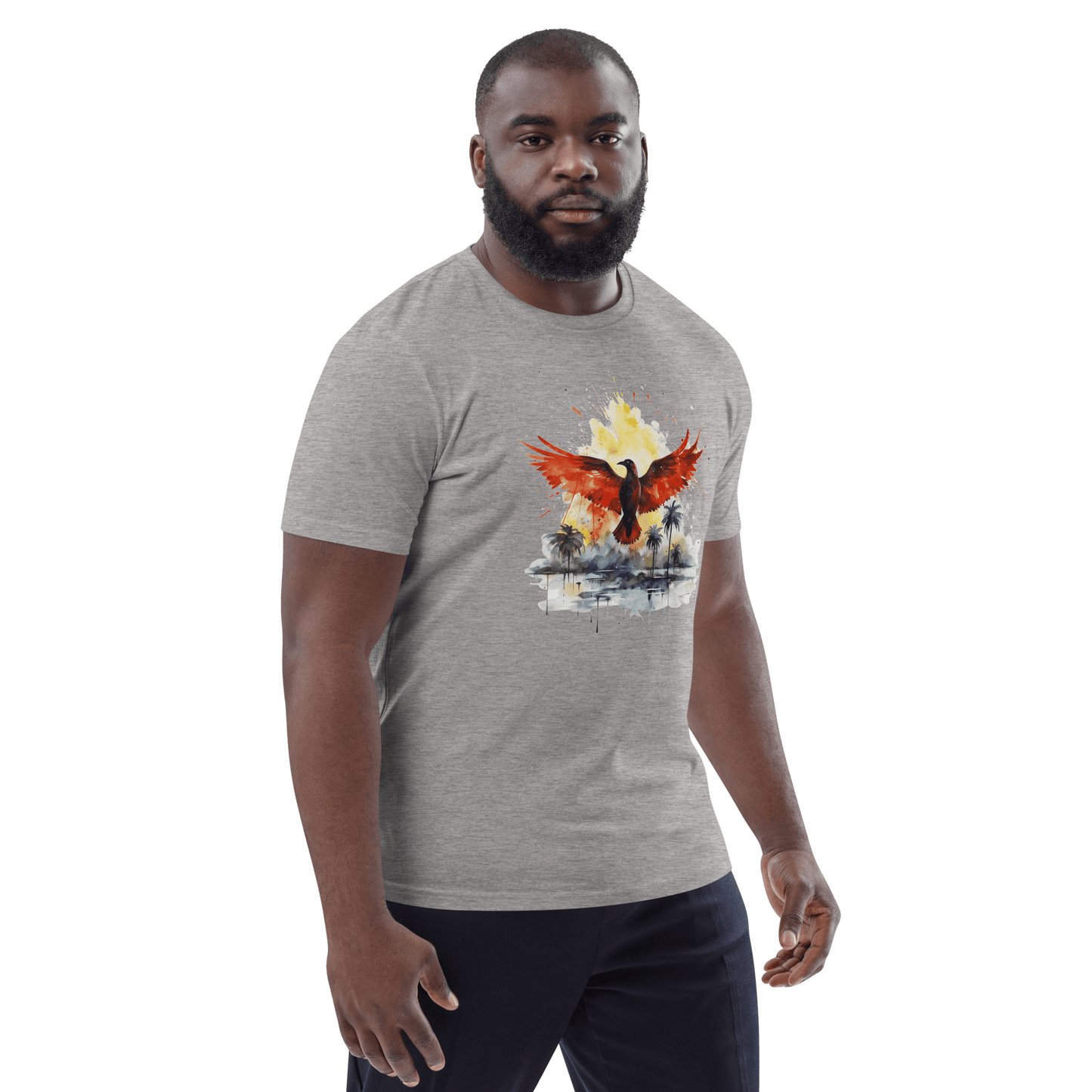 Unisex organic cotton t-shirt "Firebird"