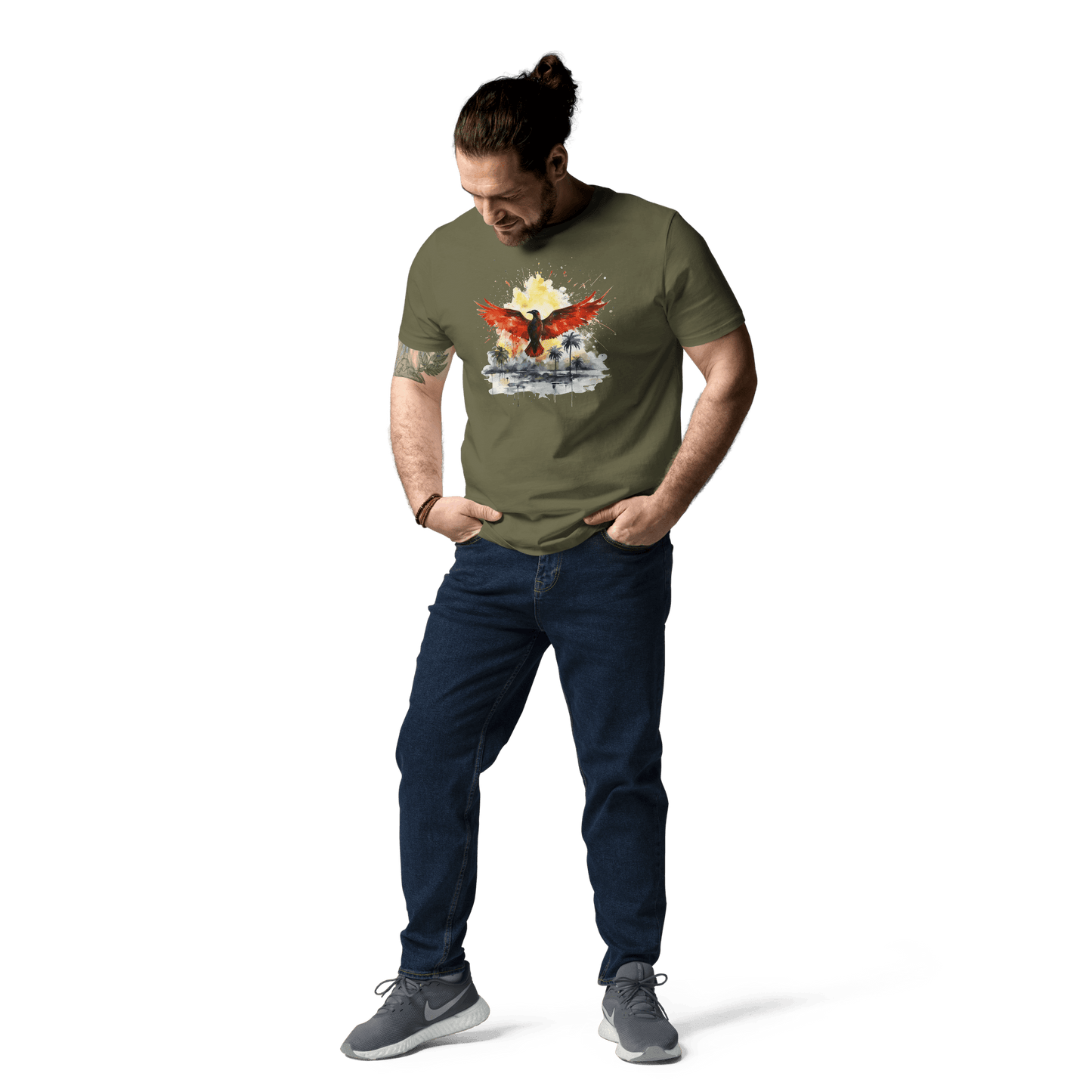 Unisex organic cotton t-shirt "Firebird"