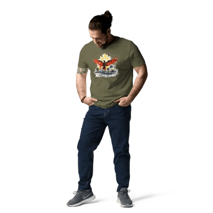 Unisex organic cotton t-shirt "Firebird"