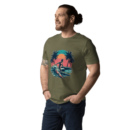 Unisex Bio Baumwoll T-Shirt "Surfing"