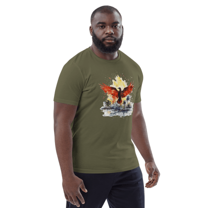 Unisex organic cotton t-shirt "Firebird"