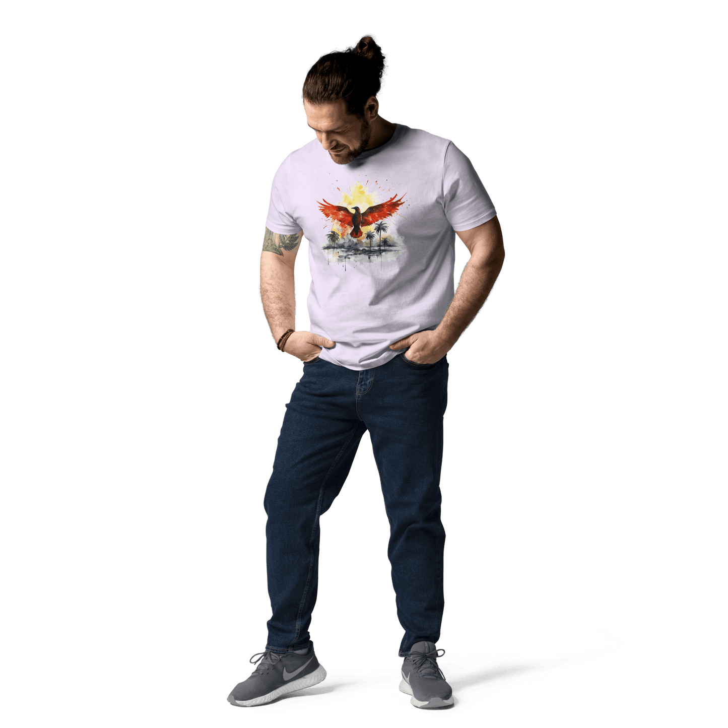 Unisex organic cotton t-shirt "Firebird"