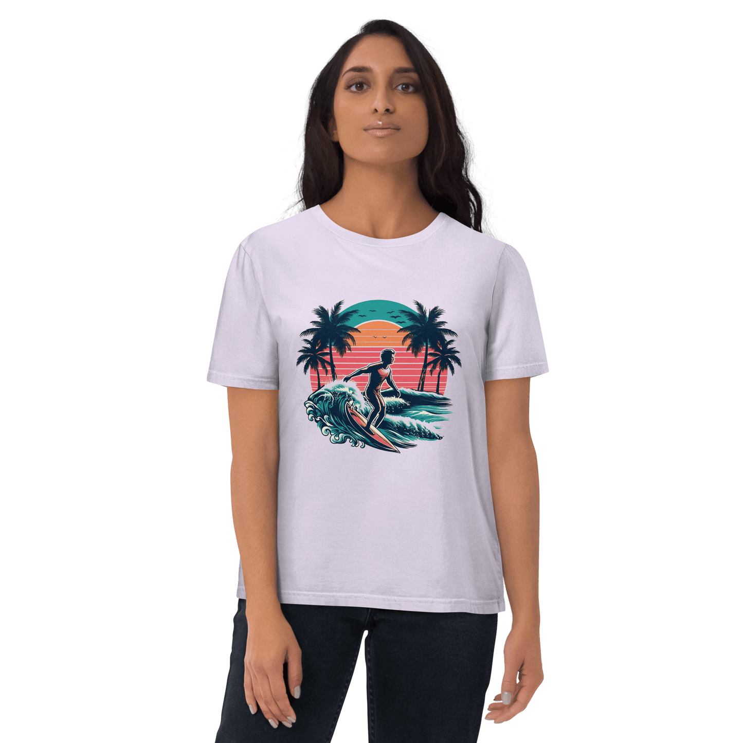 Unisex Bio Baumwoll T-Shirt "Surfing"