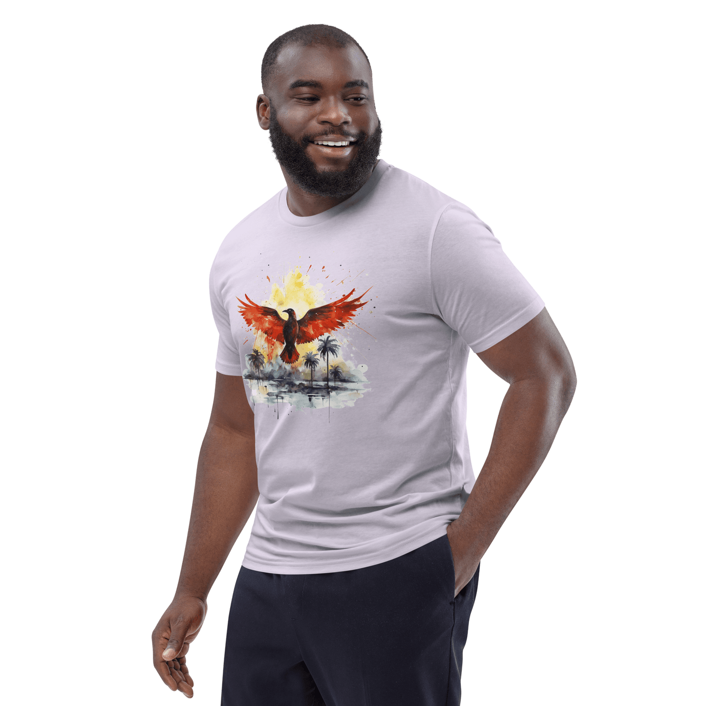 Unisex organic cotton t-shirt "Firebird"