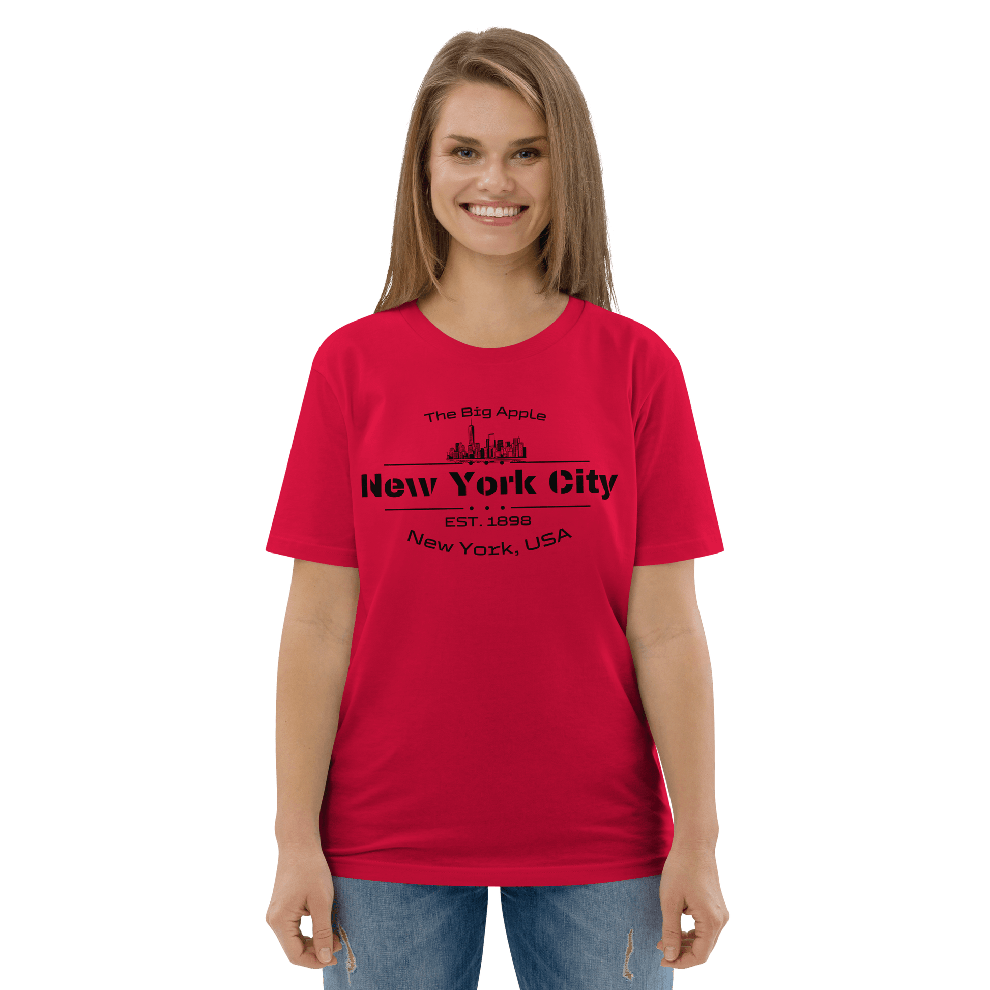 Unisex Bio Baumwoll T-Shirt "New York City" - Artexio