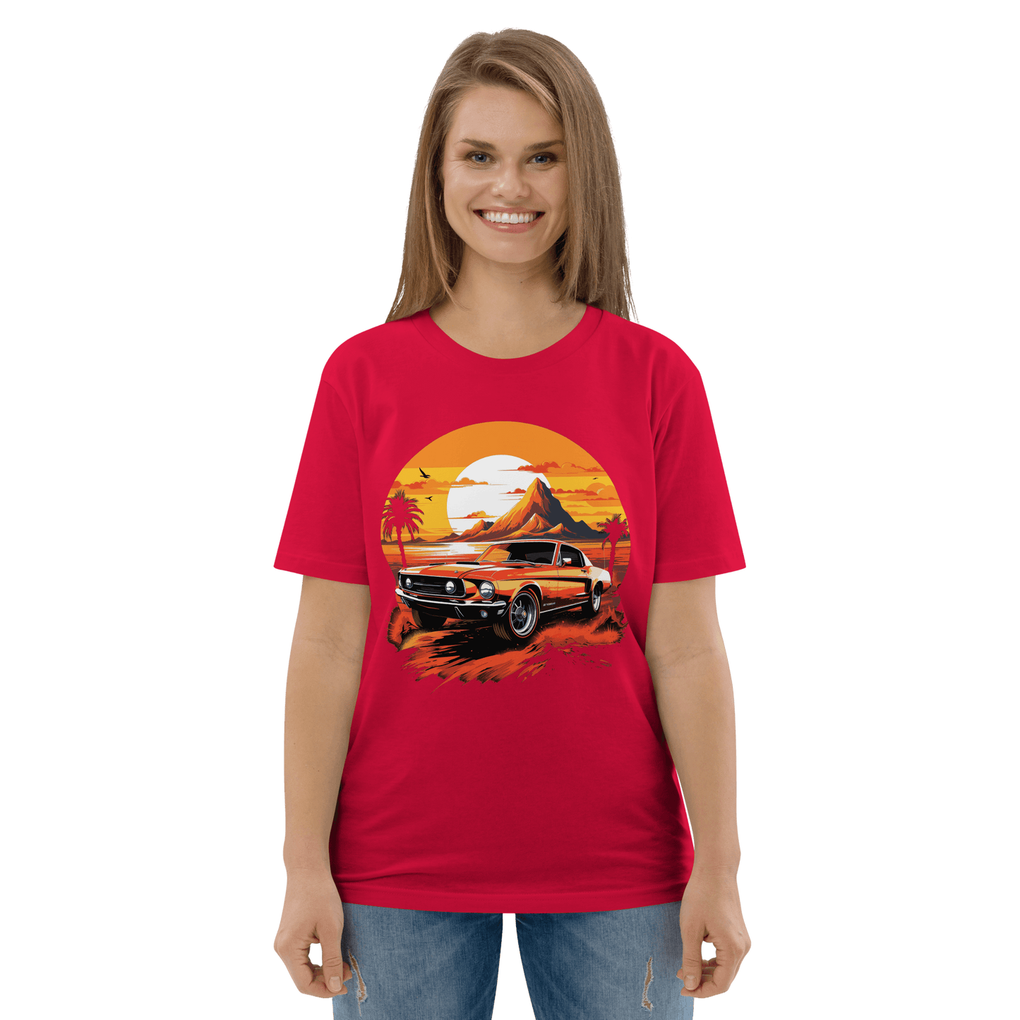 Unisex organic cotton t-shirt "Ford Mustang"