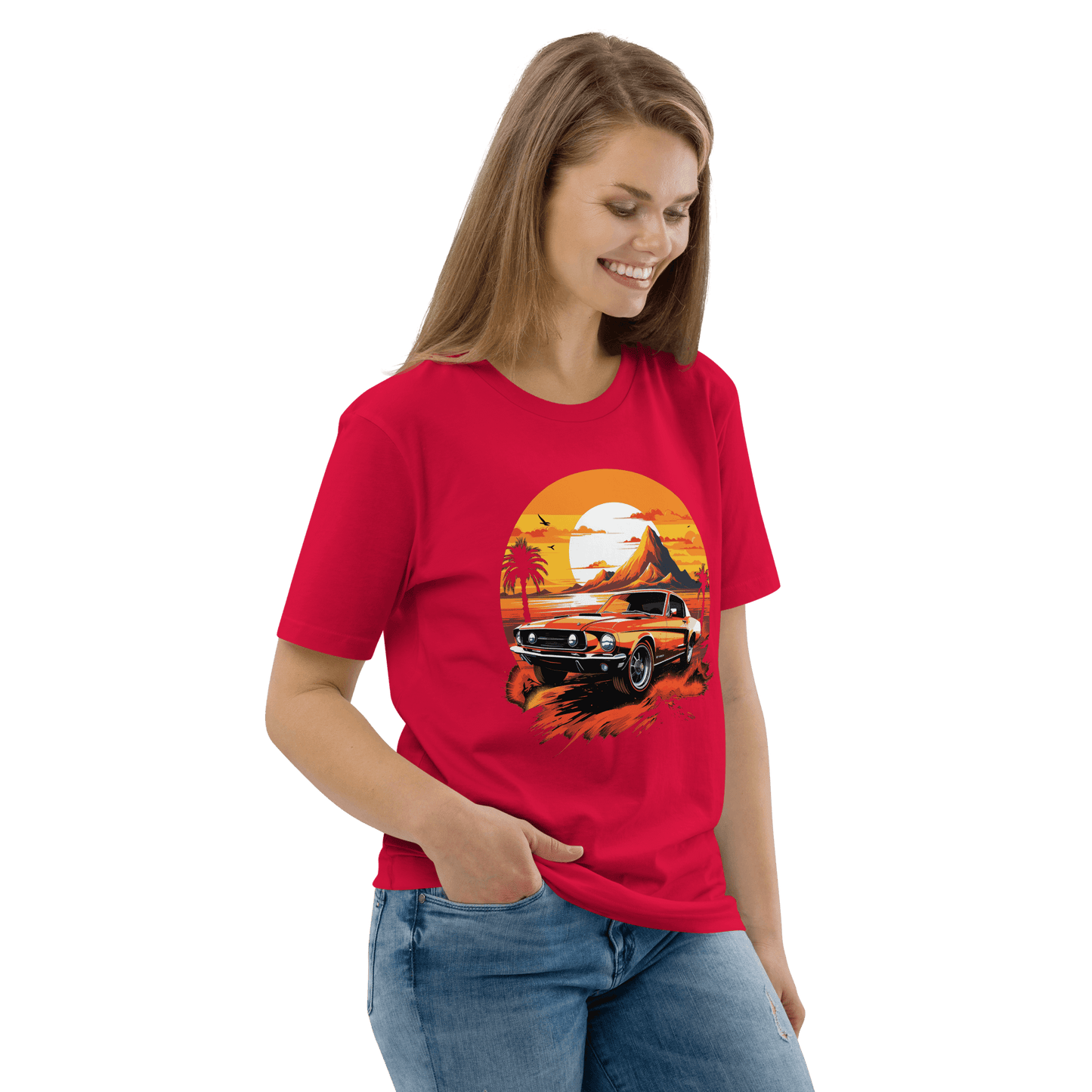 Unisex organic cotton t-shirt "Ford Mustang"