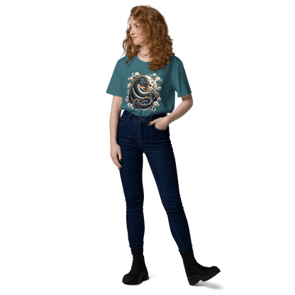 Unisex Bio Baumwoll T-Shirt "Drache" - Artexio