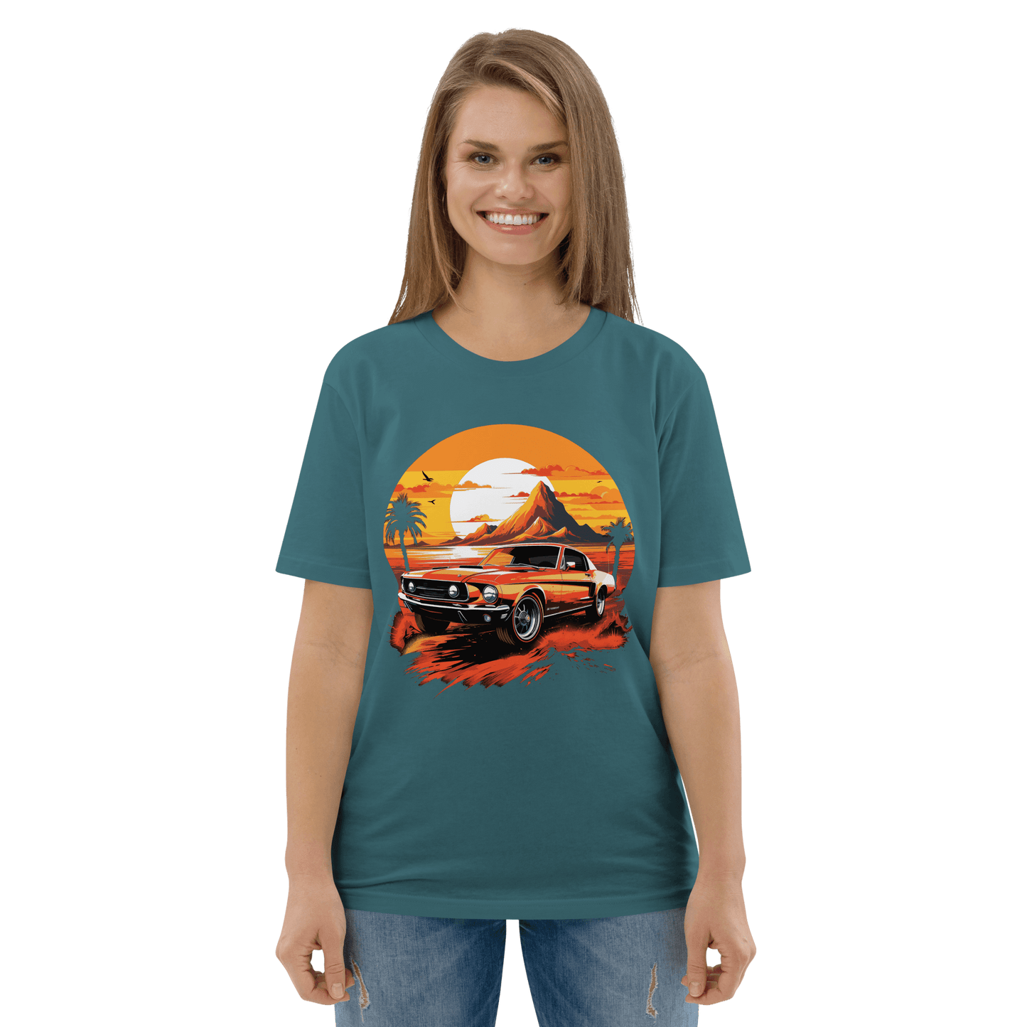 Unisex organic cotton t-shirt "Ford Mustang"