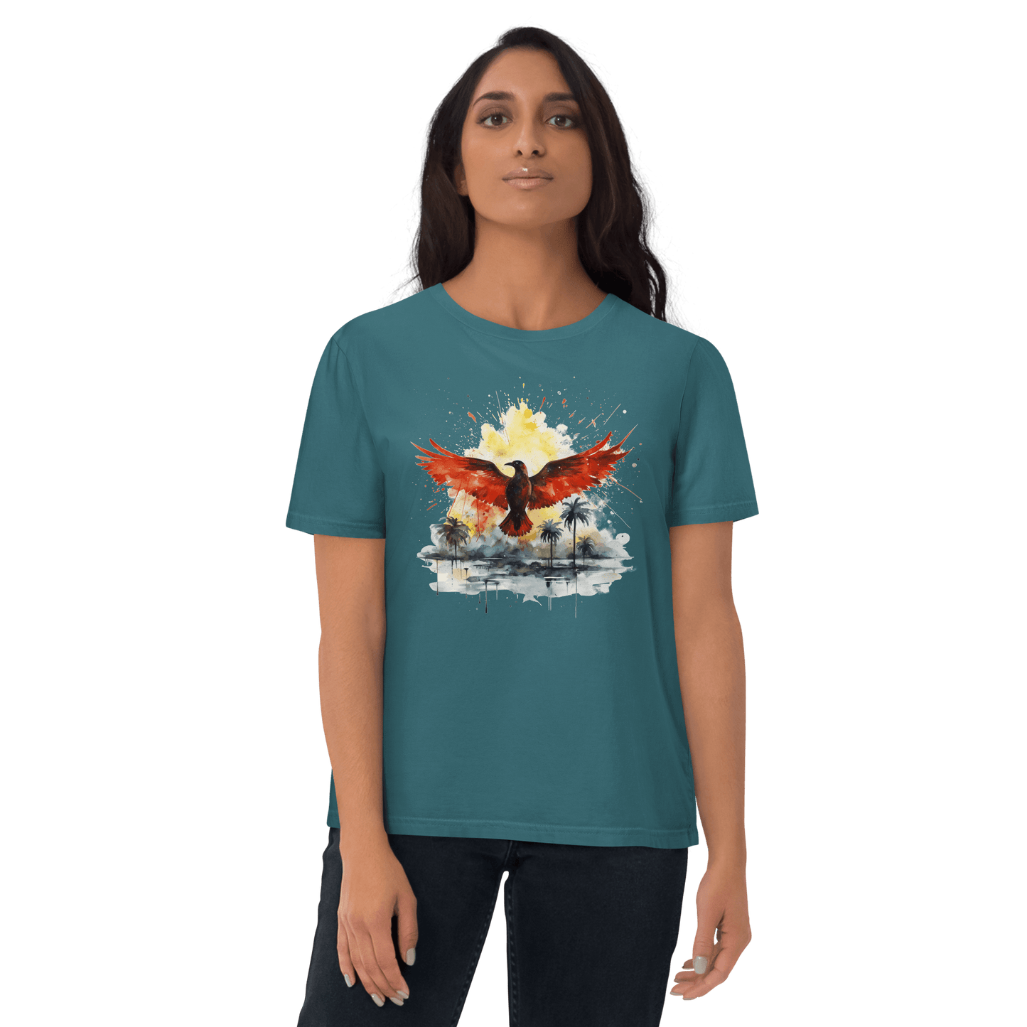 Unisex organic cotton t-shirt "Firebird"