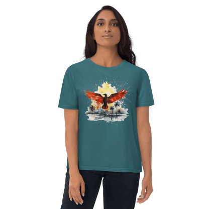 Unisex organic cotton t-shirt "Firebird"