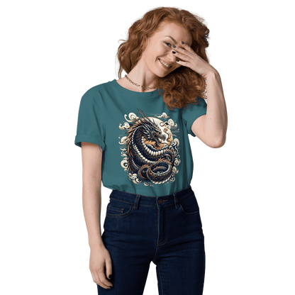 Unisex Bio Baumwoll T-Shirt "Drache" - Artexio