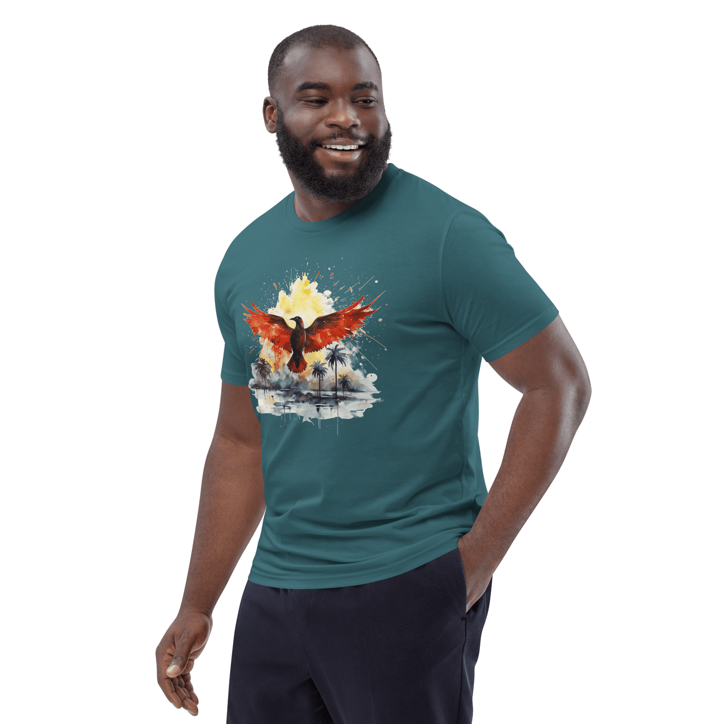 Unisex organic cotton t-shirt "Firebird"