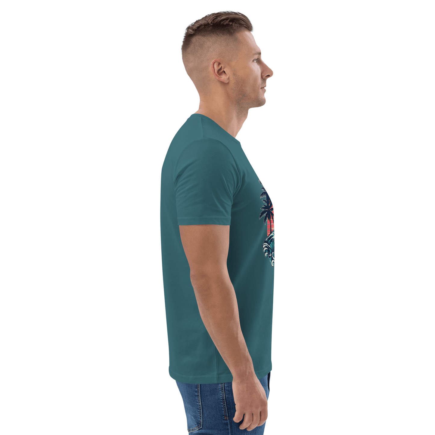 Unisex Bio Baumwoll T-Shirt "Surfing"