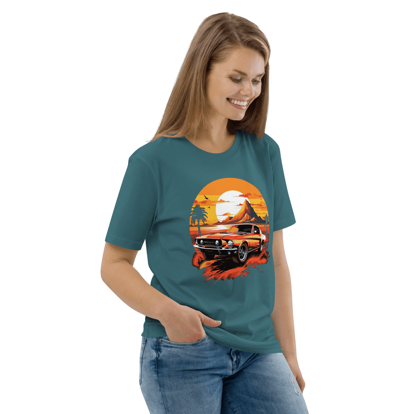 Unisex organic cotton t-shirt "Ford Mustang"