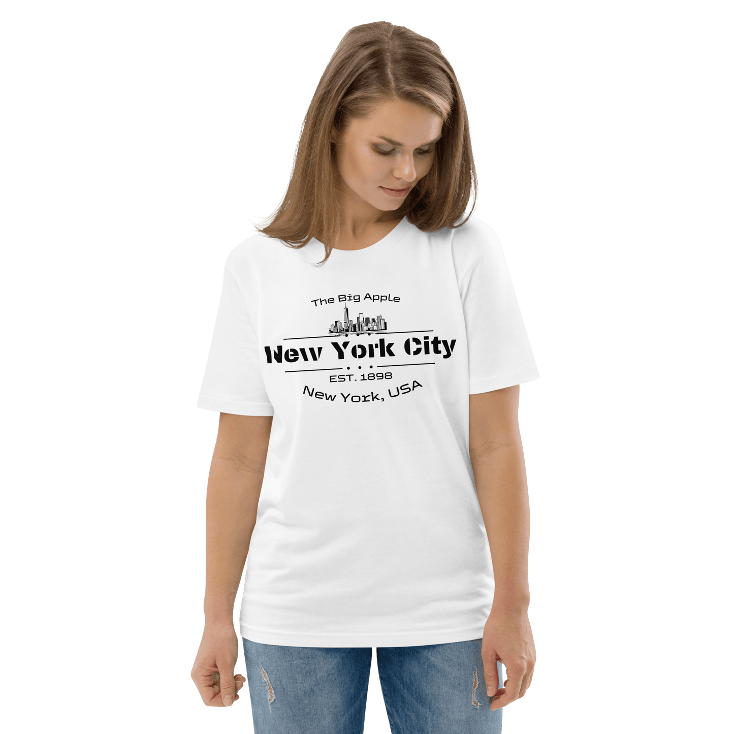 Unisex Bio Baumwoll T-Shirt "New York City" - Artexio