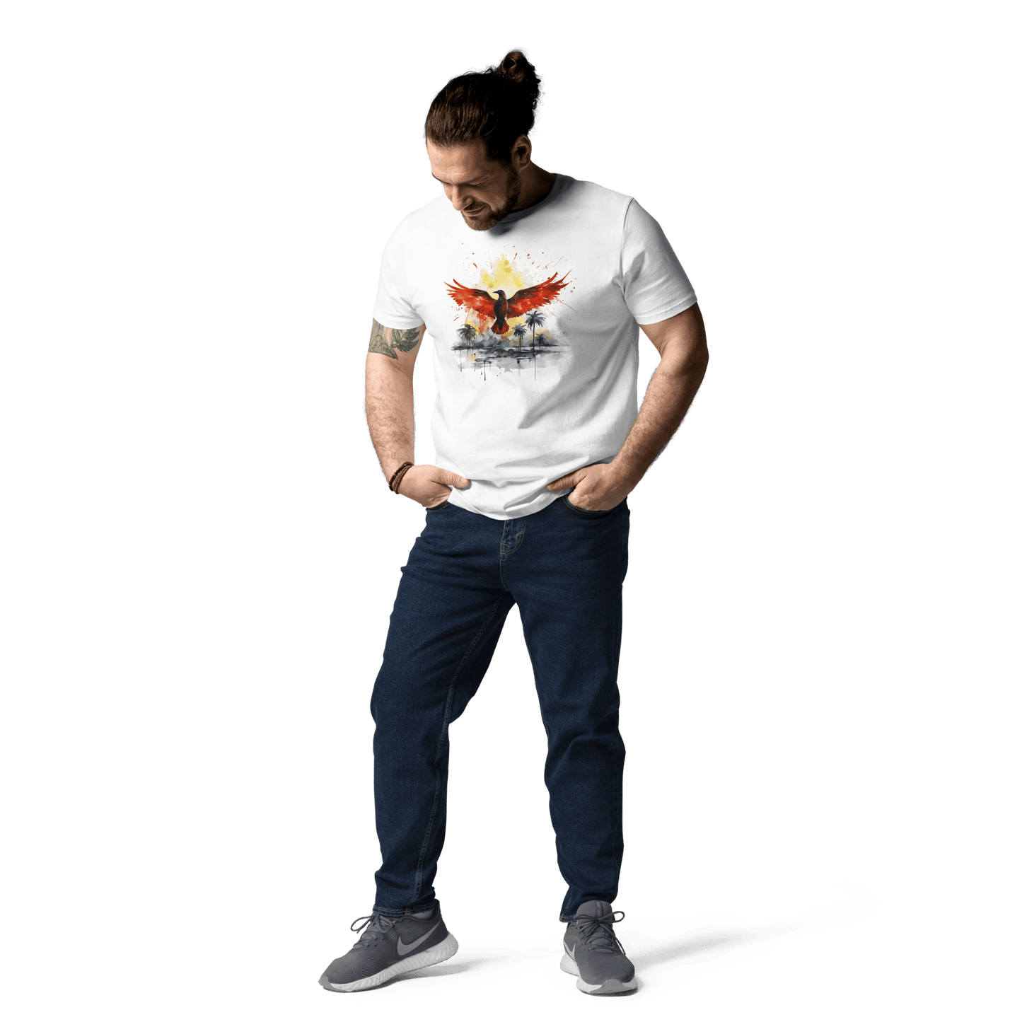 Unisex organic cotton t-shirt "Firebird"