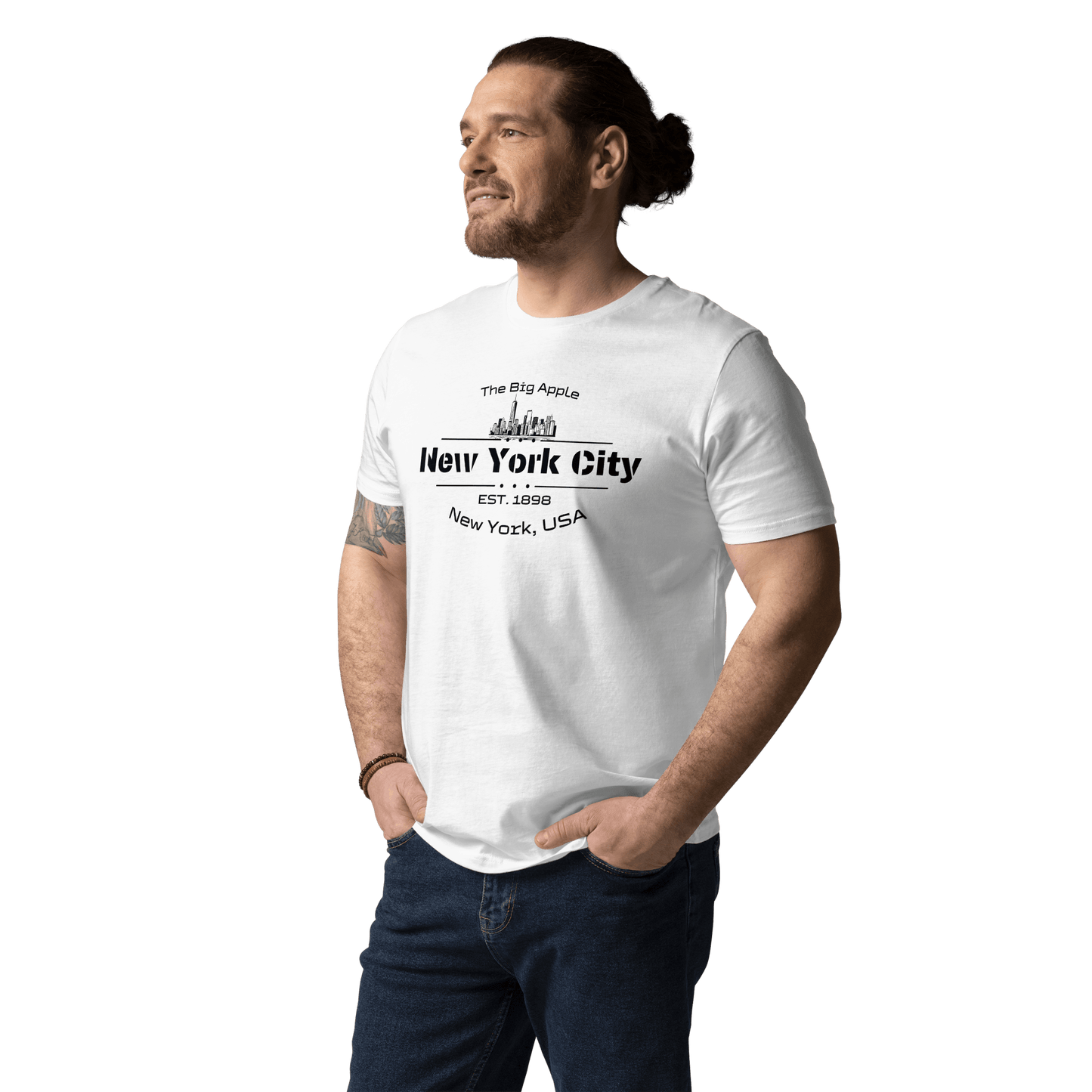 Unisex Bio Baumwoll T-Shirt "New York City" - Artexio