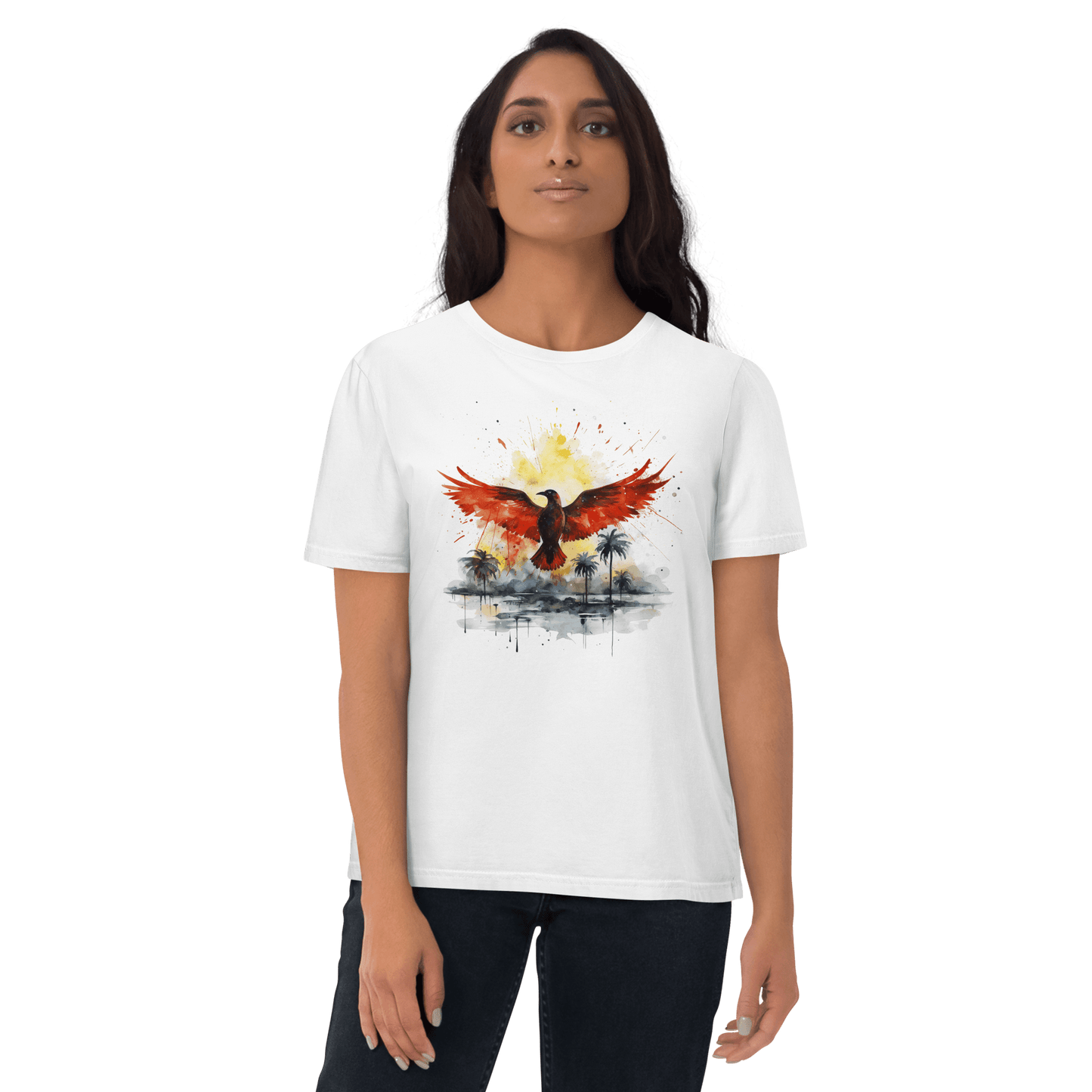 Unisex organic cotton t-shirt "Firebird"