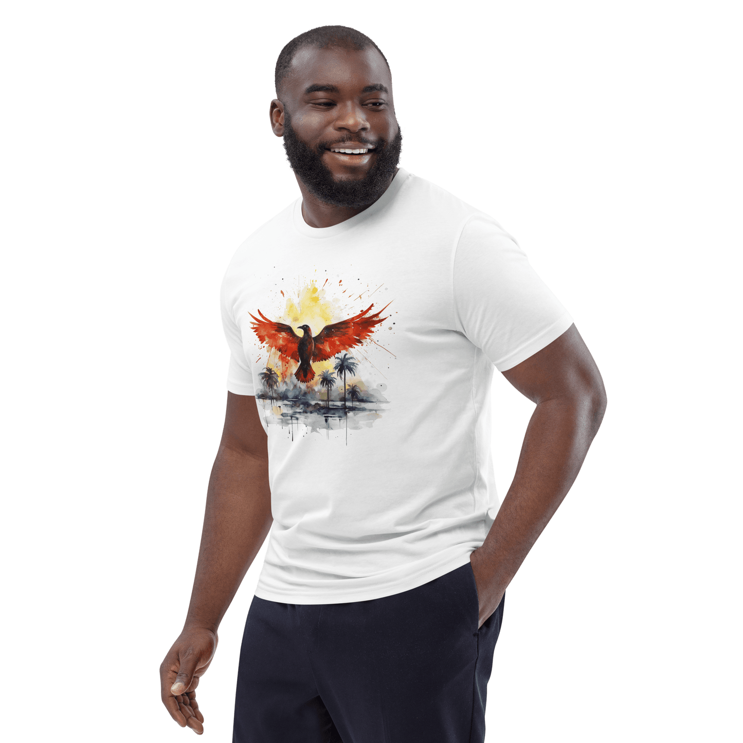 Unisex organic cotton t-shirt "Firebird"