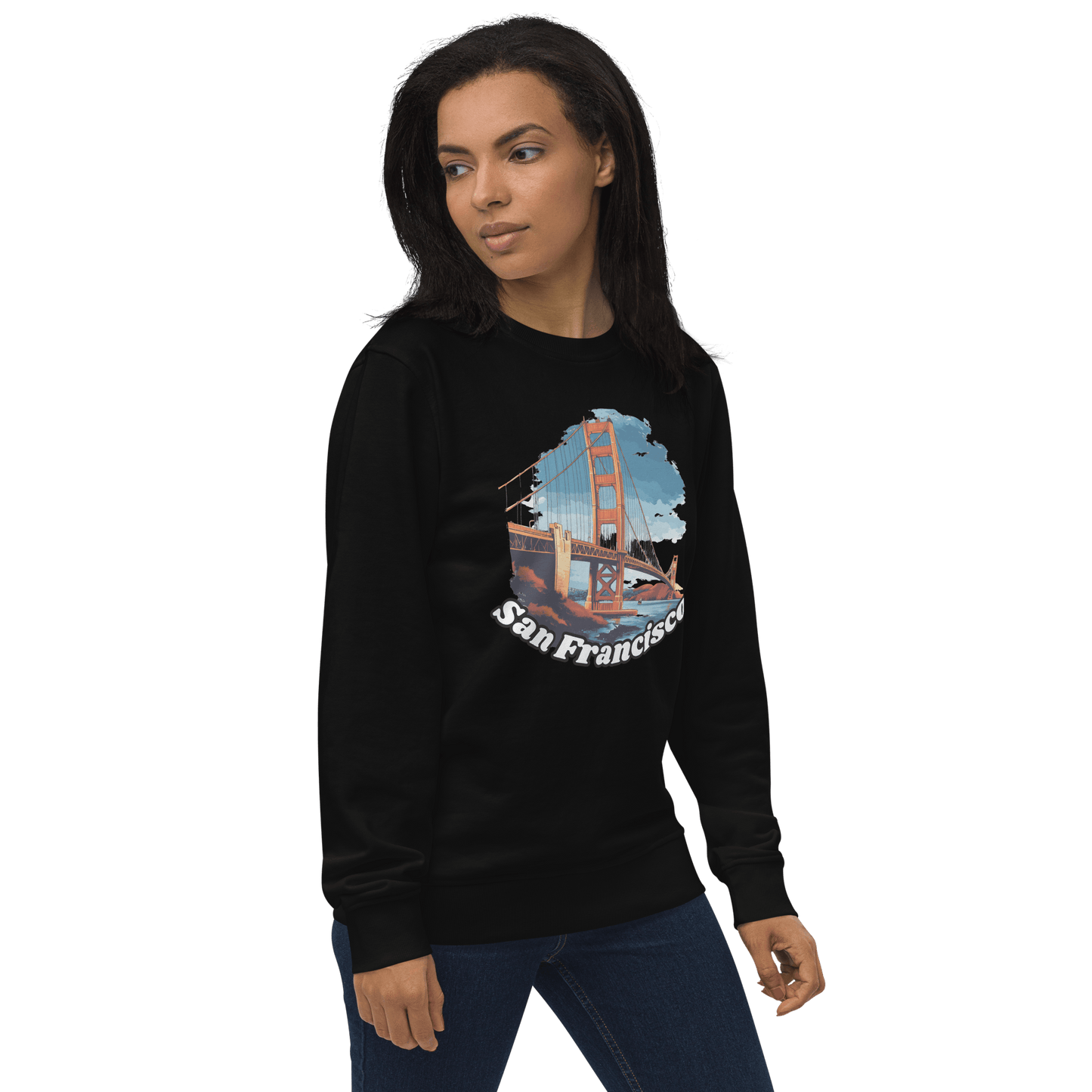 Unisex Organisches Sweatshirt "San Francisco" - Artexio