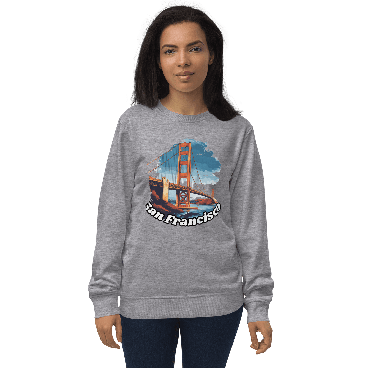 Unisex Organisches Sweatshirt "San Francisco" - Artexio