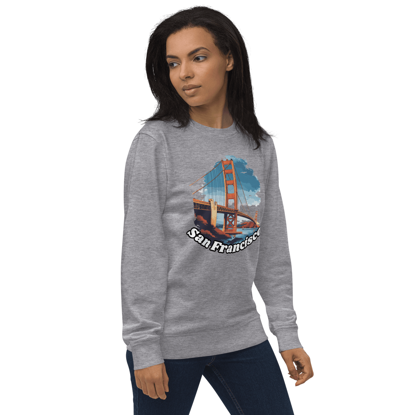 Unisex Organisches Sweatshirt "San Francisco" - Artexio