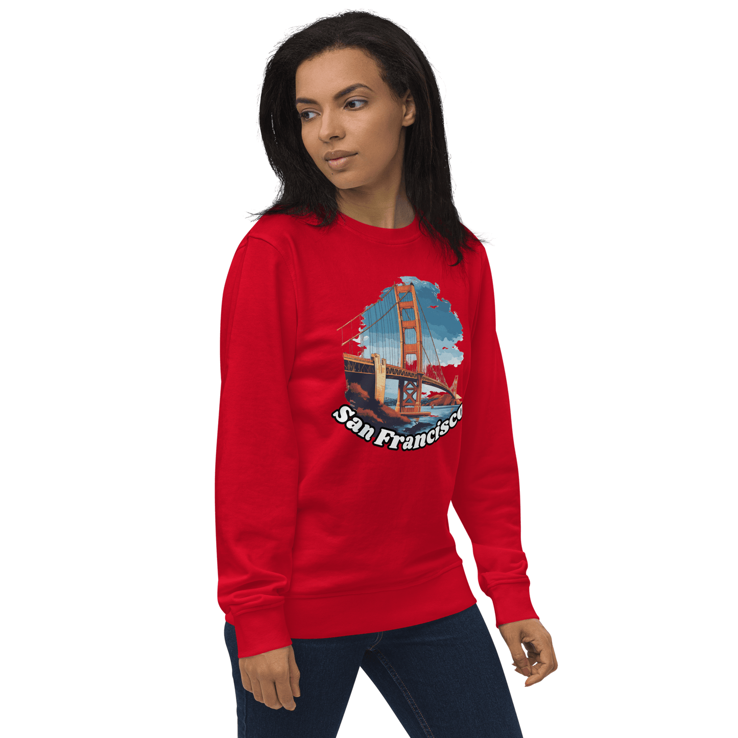 Unisex Organisches Sweatshirt "San Francisco" - Artexio