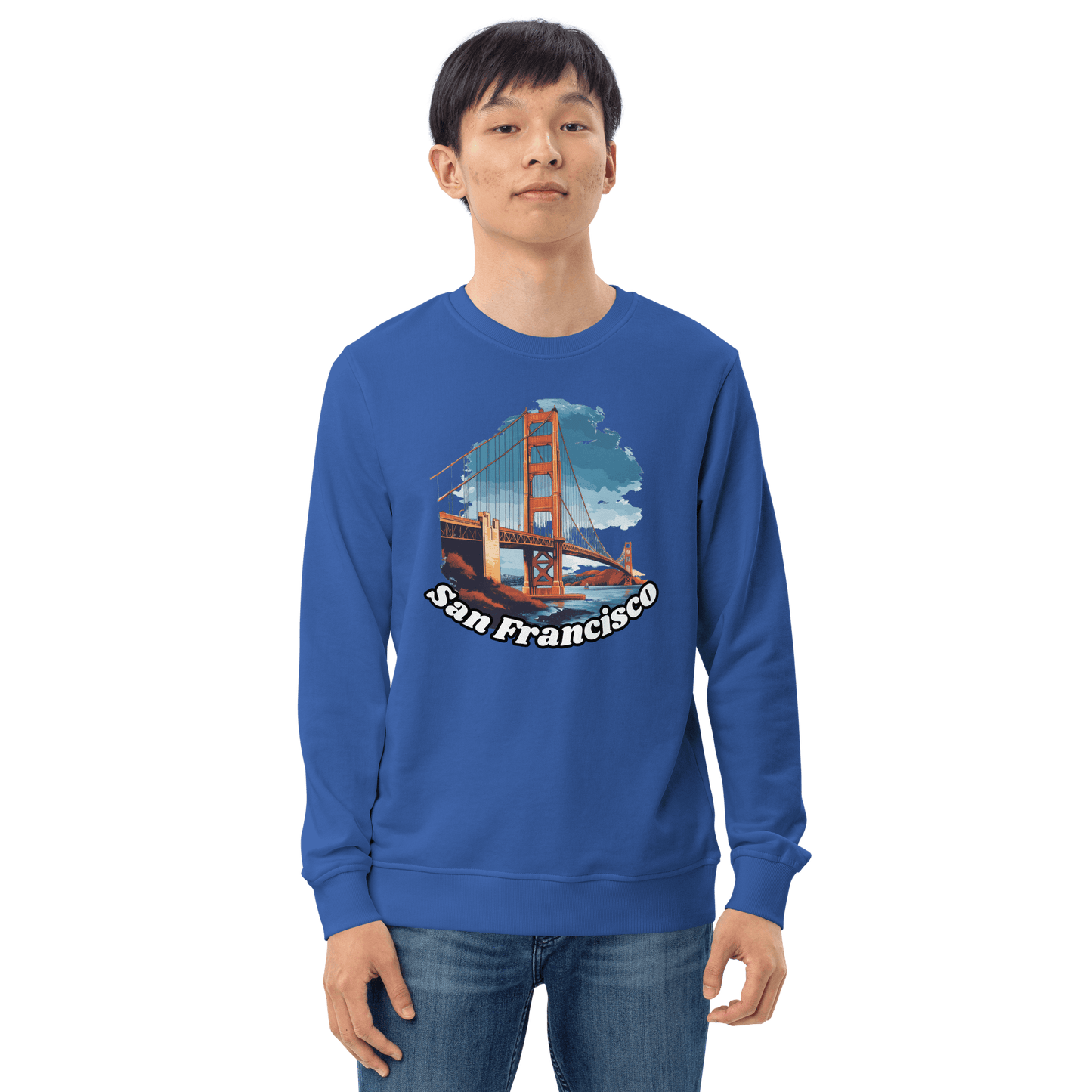 Unisex Organisches Sweatshirt "San Francisco" - Artexio