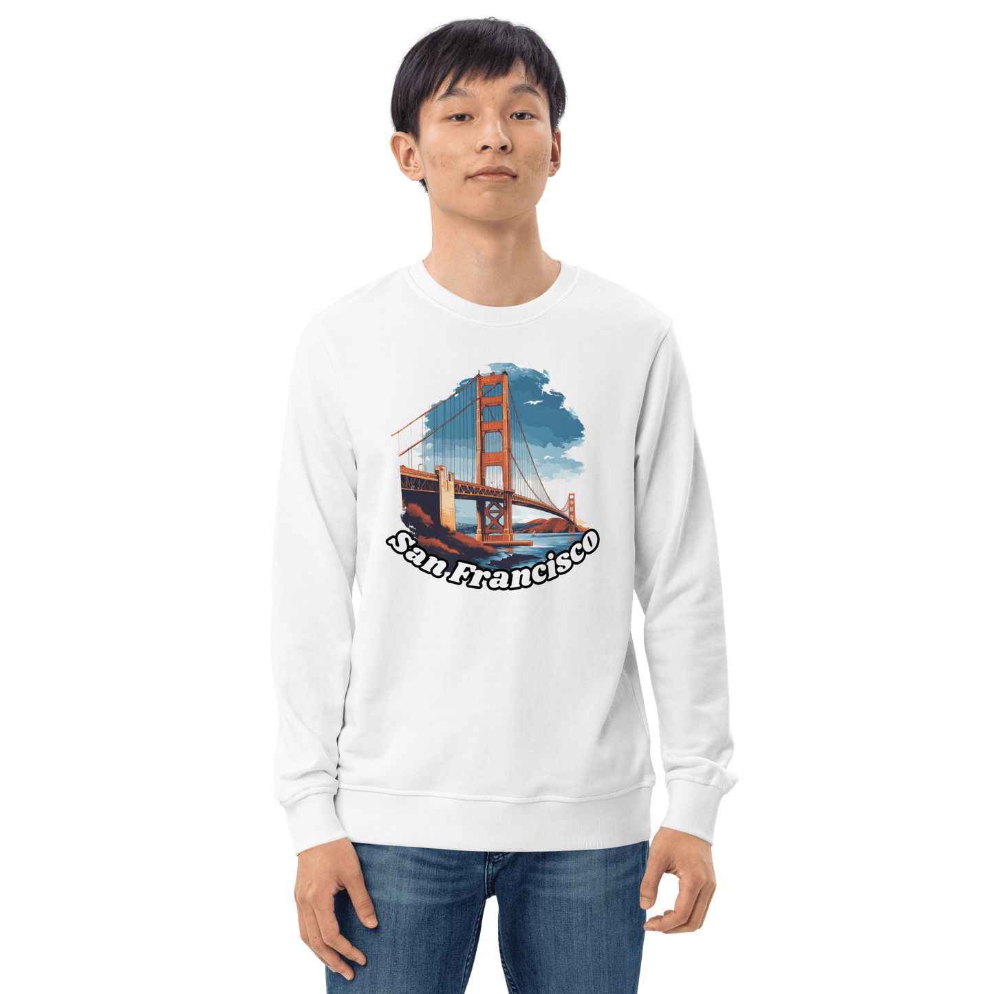 Unisex Organisches Sweatshirt "San Francisco" - Artexio