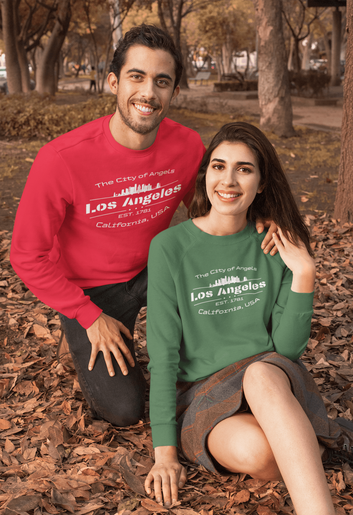 Unisex Organisches Sweatshirt "Los Angeles" - Artexio