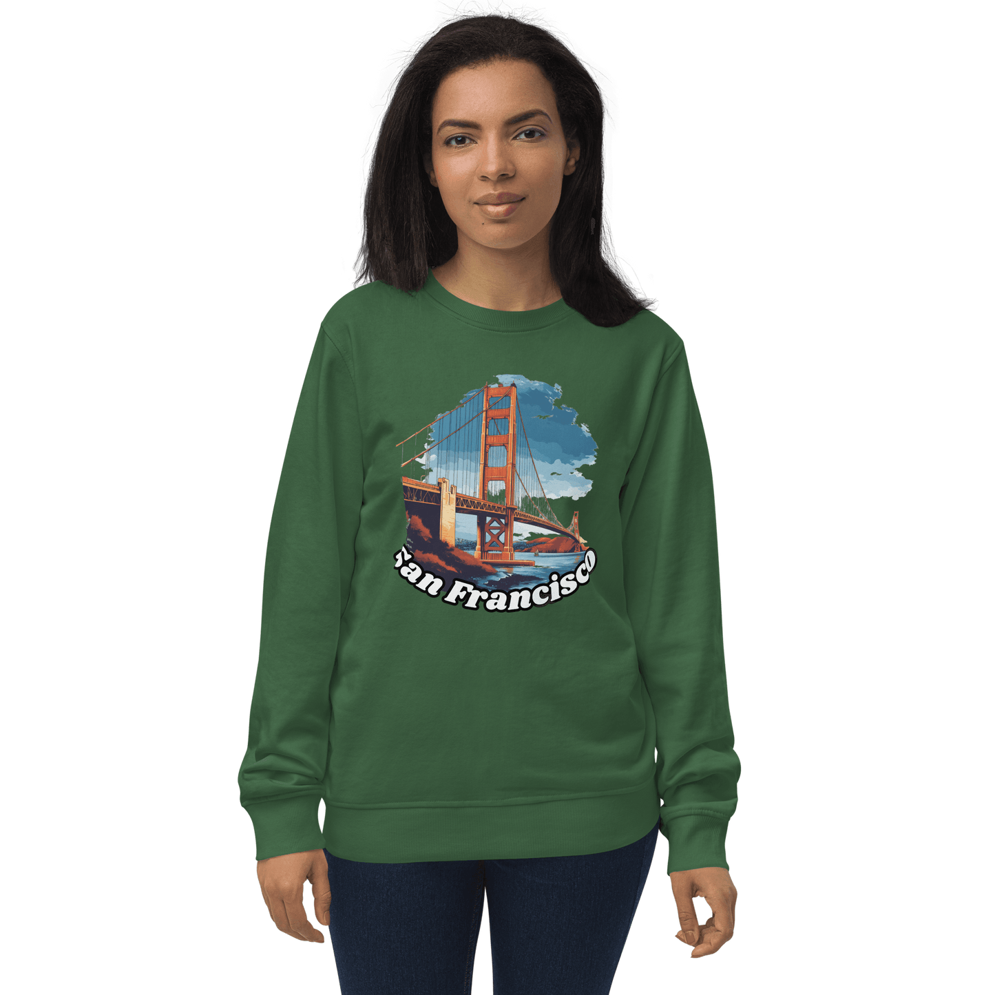 Unisex Organisches Sweatshirt "San Francisco" - Artexio