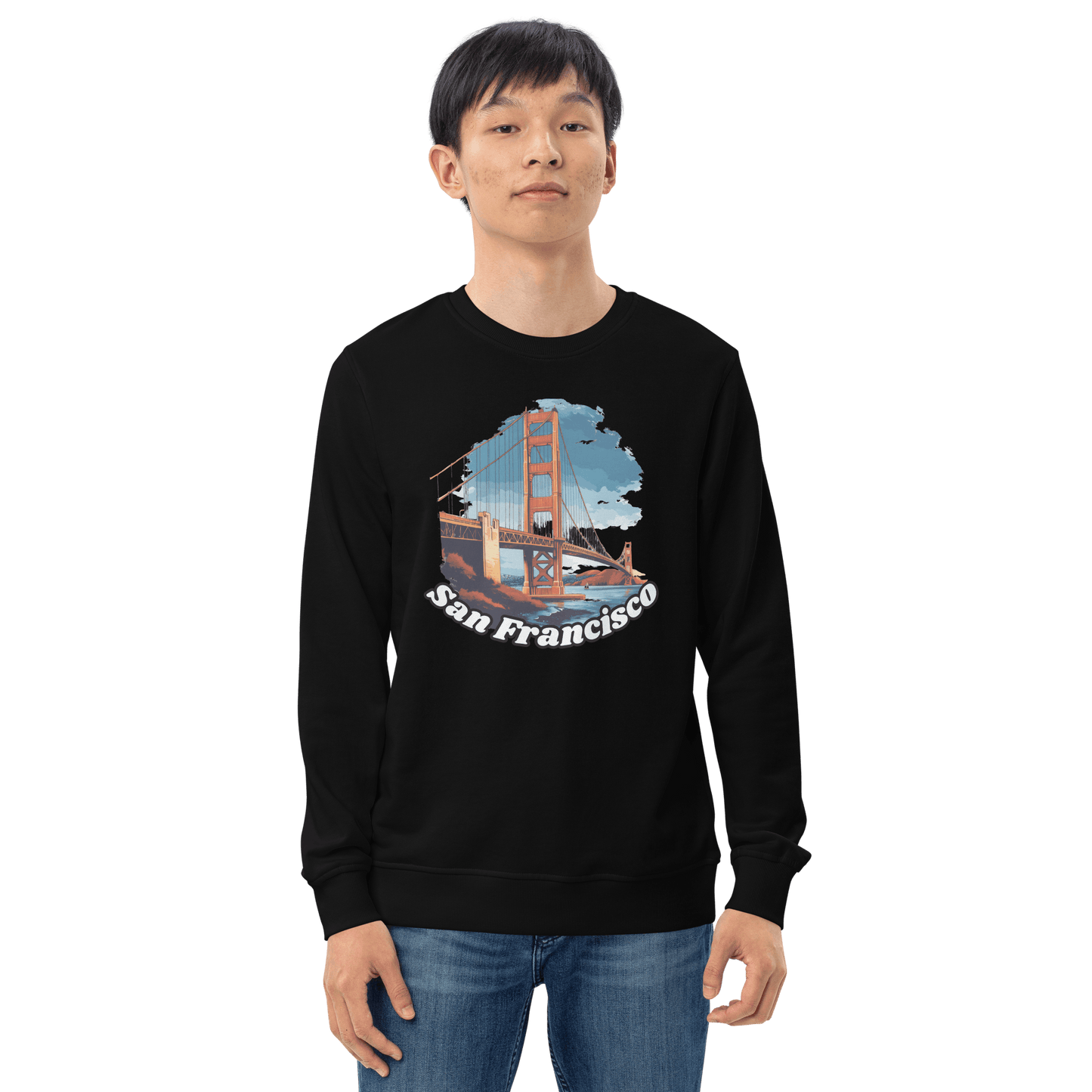 Unisex Organisches Sweatshirt "San Francisco" - Artexio