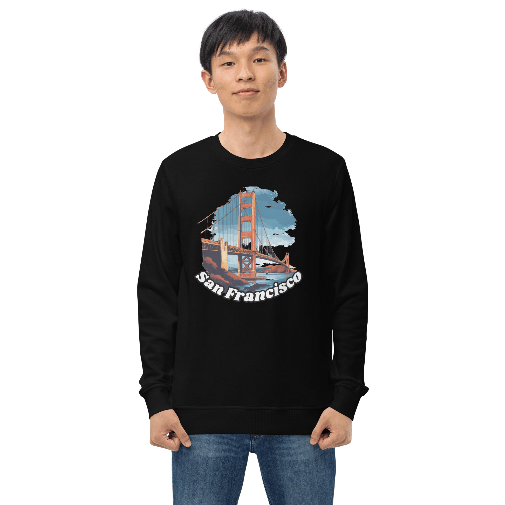 Unisex Organisches Sweatshirt "San Francisco" - Artexio